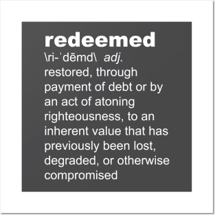 Redeemed Posters and Art